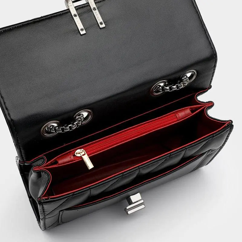 Chain Luxury Leather Purse