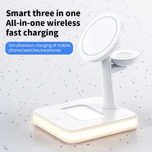 3 In 1 Magnetic Wireless Charging Stand