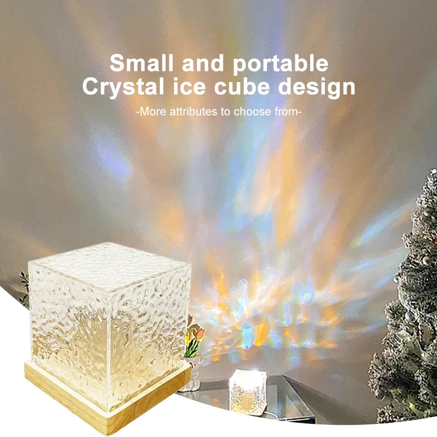Ocean Wave Crystal Lamp