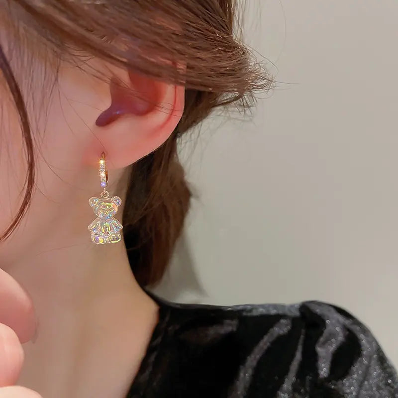 Cute Gummy Bear Dangle Earrings