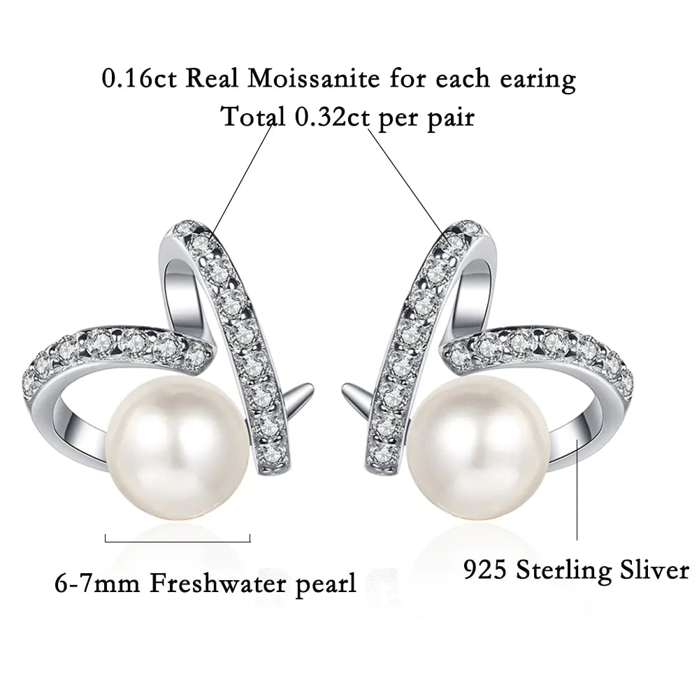 Freshwater Pearl Stud Earrings