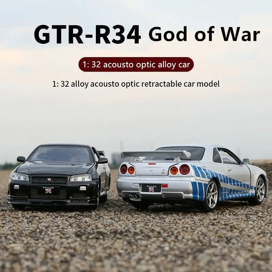 Nissan Skyline Ares GTR R34 Alloy Model Car