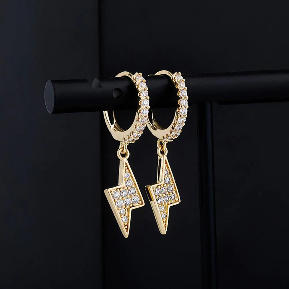 Dangling Lightning Earrings