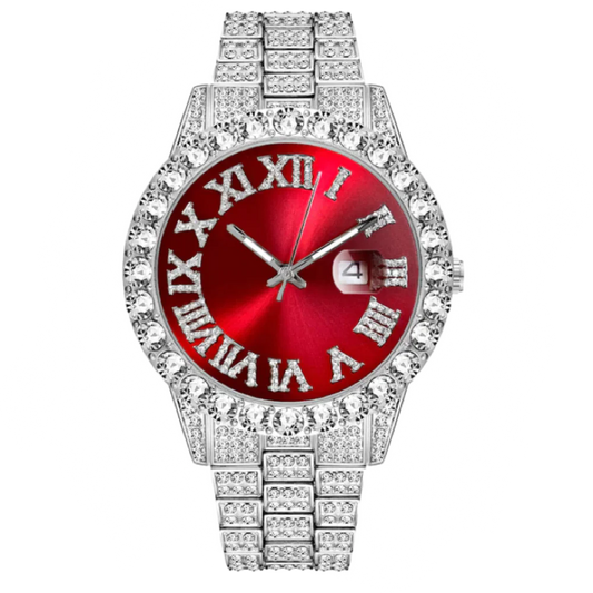 Lil Durk Iced Out Watch