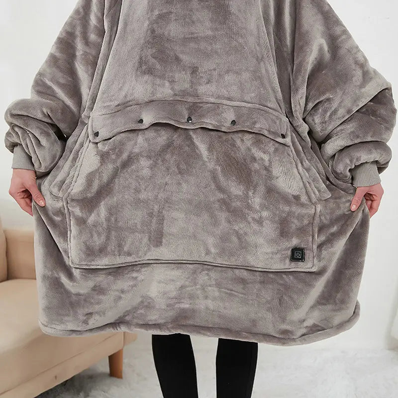 Heated Winter Lazy Hoodies