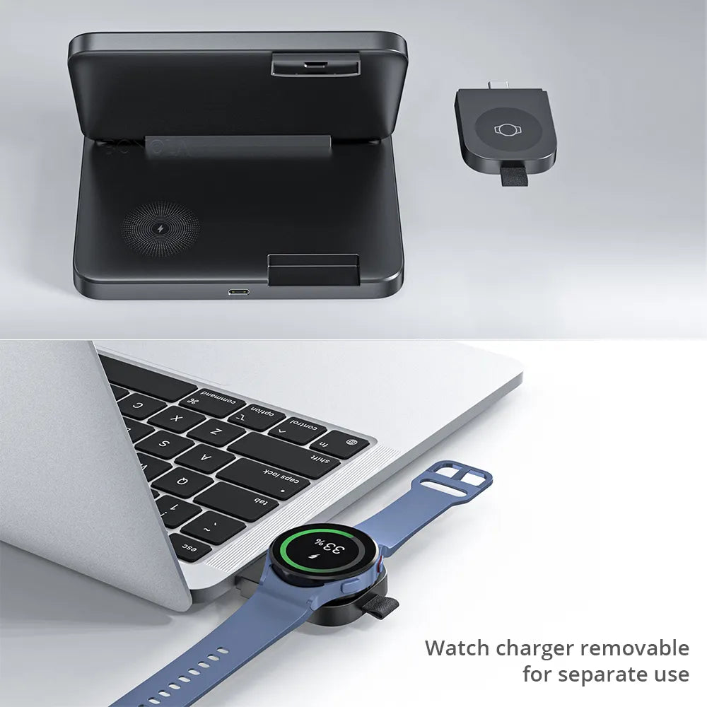 3 in 1 Wireless Portable Fast Charger