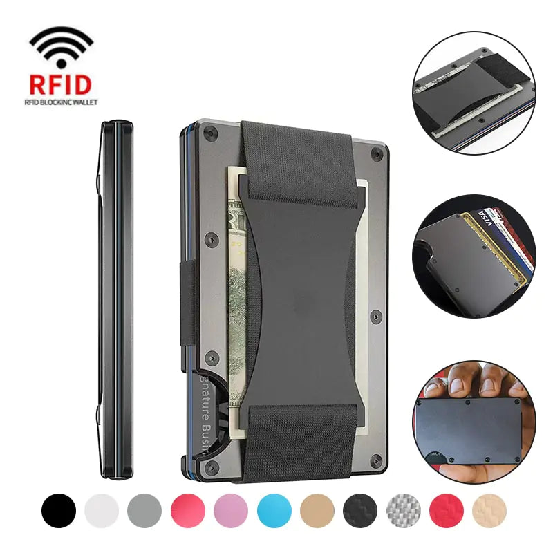 Metal Credit Card Holder Wallets
