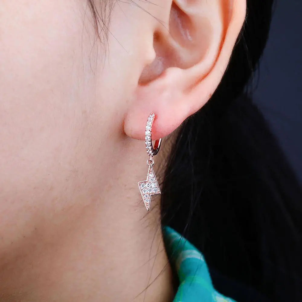 Dangling Lightning Earrings