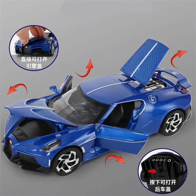 Bugatti Lavoiturenoire Alloy Model Sports Car