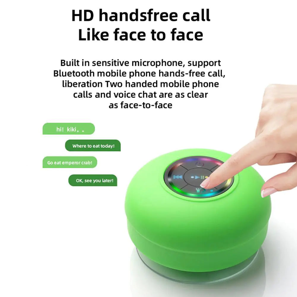 Waterproof Mini Bluetooth Suction Cup Speaker