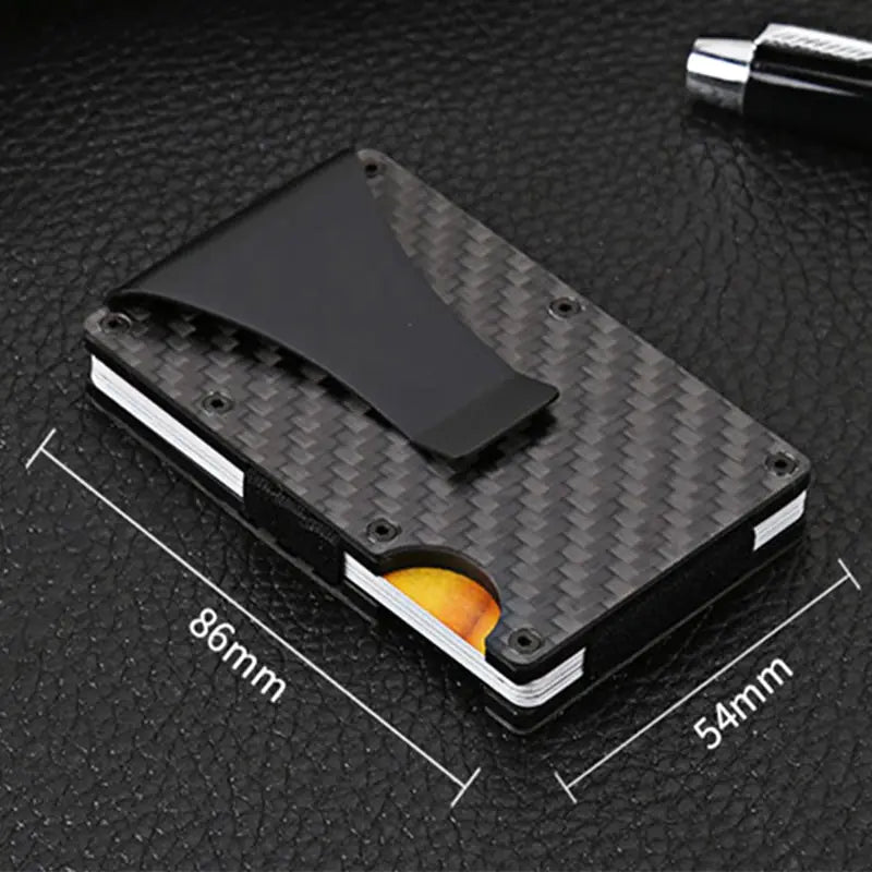 Carbon Fiber Wallet with Money Clip