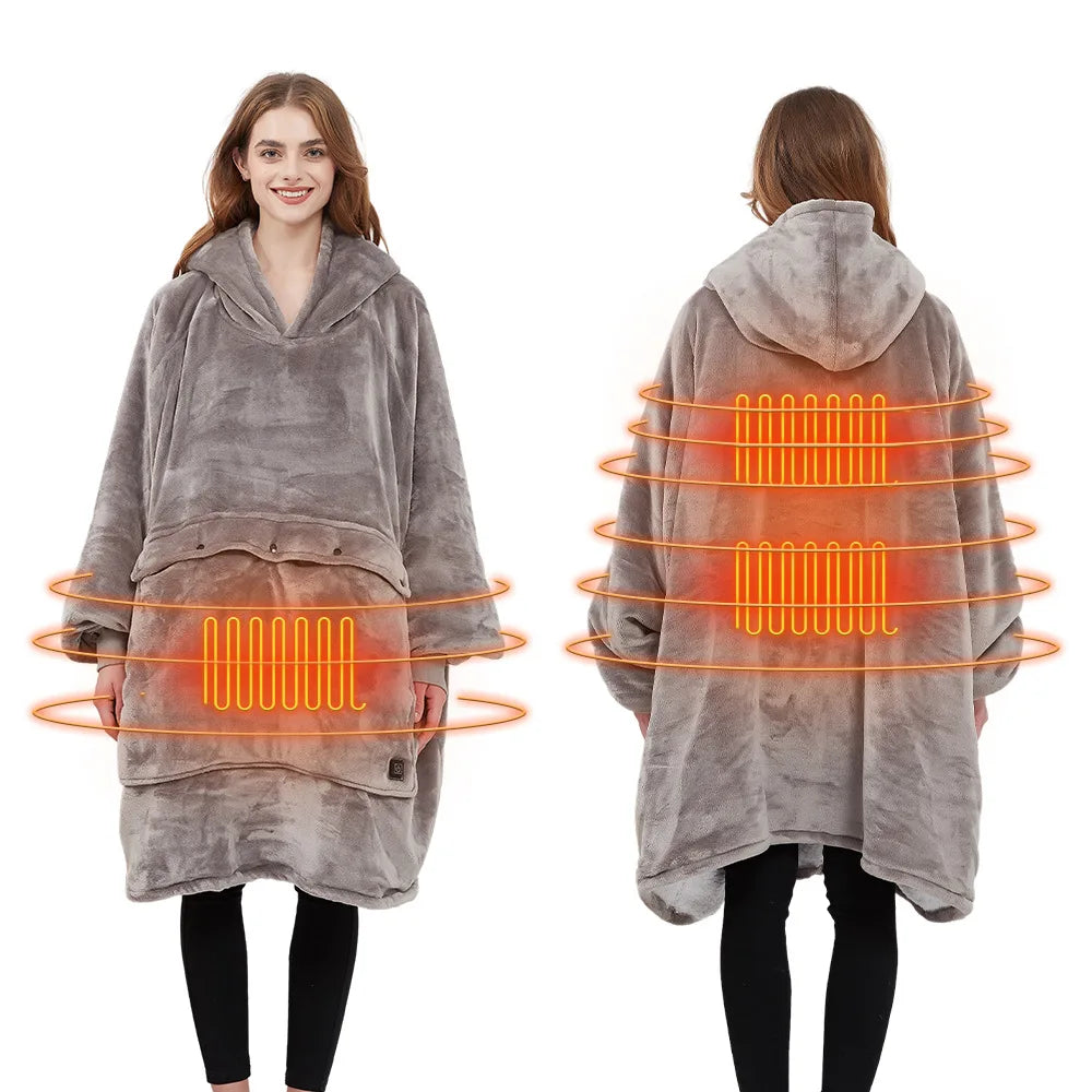 Heated Winter Lazy Hoodies