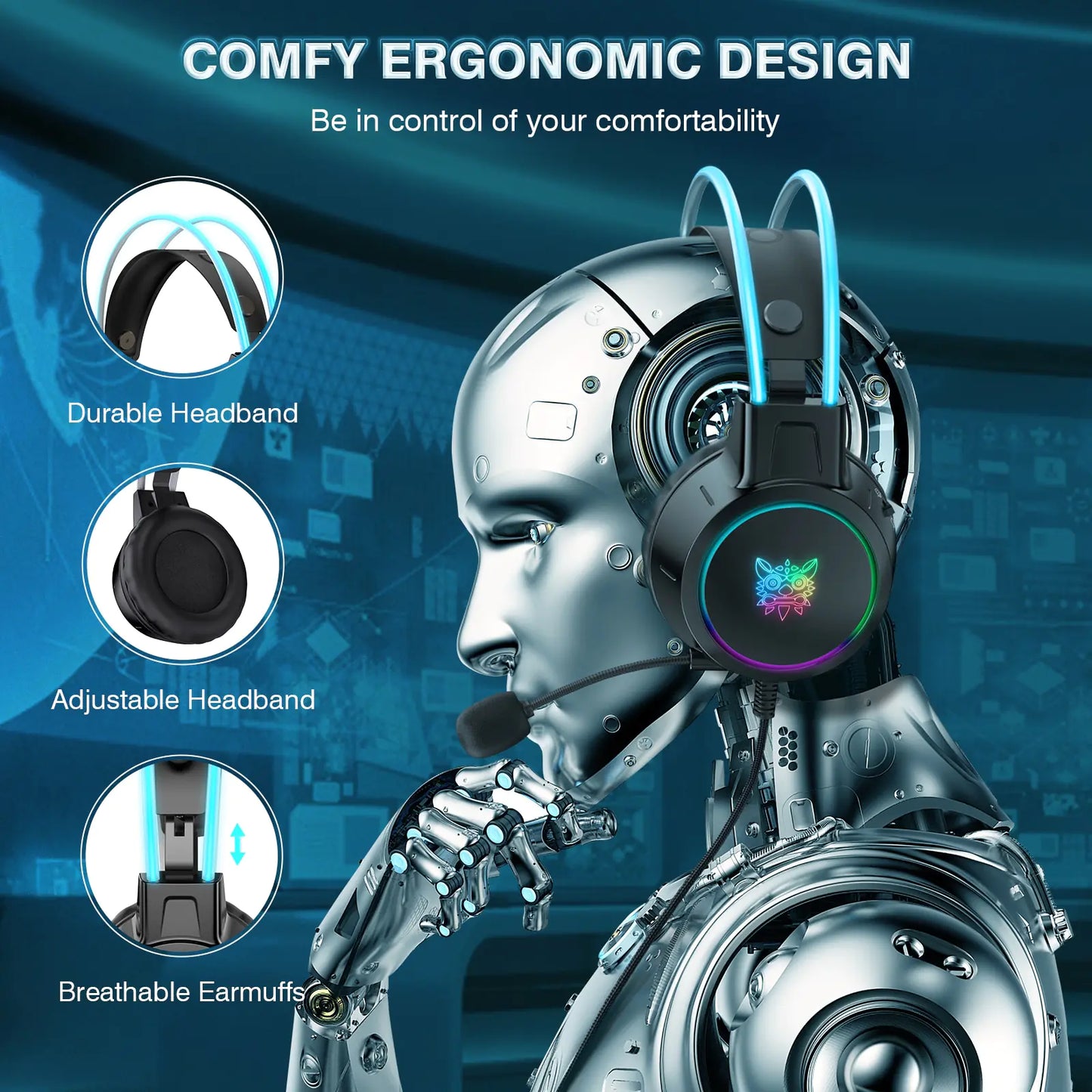 Noise Cancelling Wired Gaming Headset