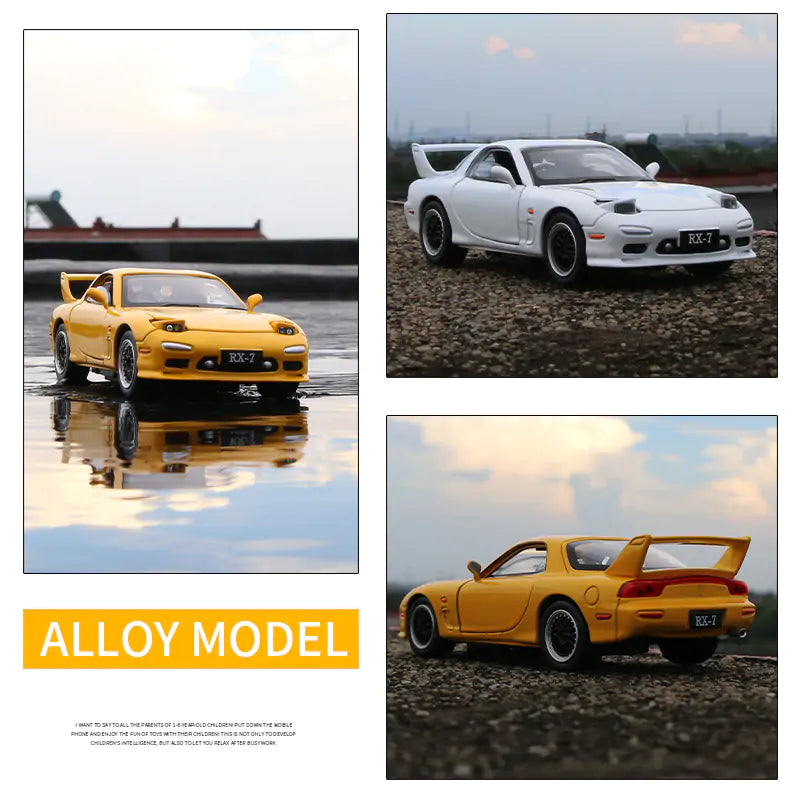 Mazda RX7 Alloy Model Sports Car