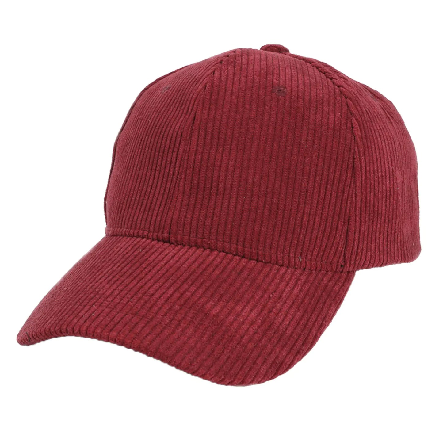 Corduroy Solid Baseball Caps