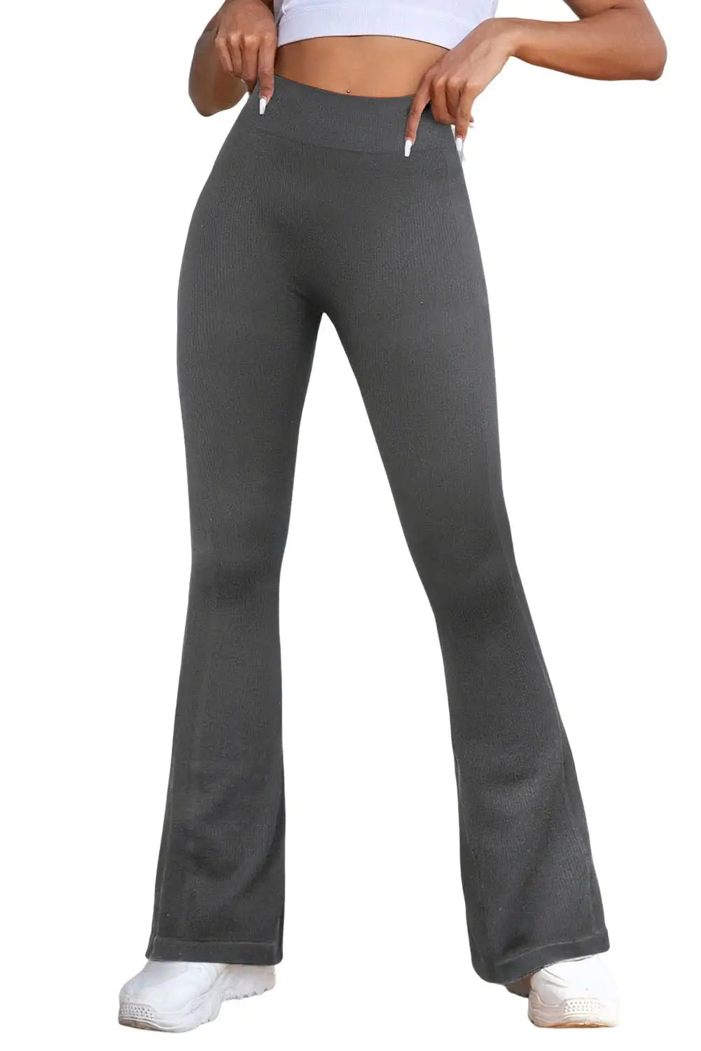 High-Waisted Flared Leggings