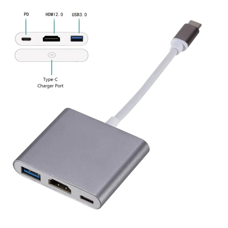 USB-C To HDMI Charging Port