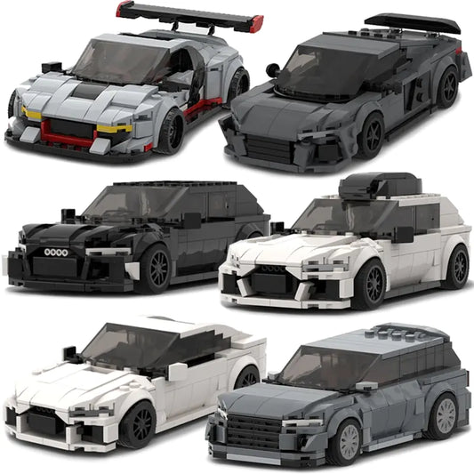 Sports Car Building Blocks Set