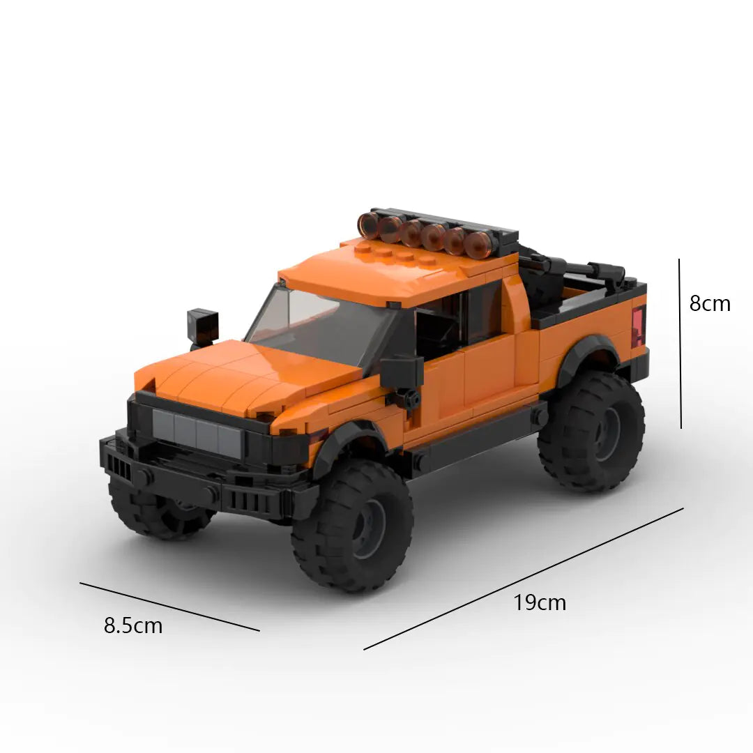 Ford Raptor F-150 Pickup Truck Building Blocks