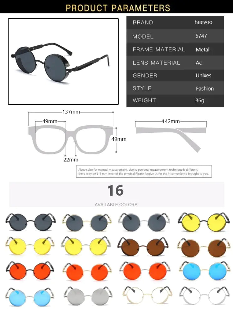 Round Fashion Sunglasses