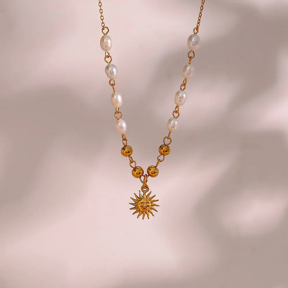 Sun Pendant Necklace