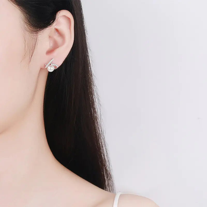 Freshwater Pearl Stud Earrings