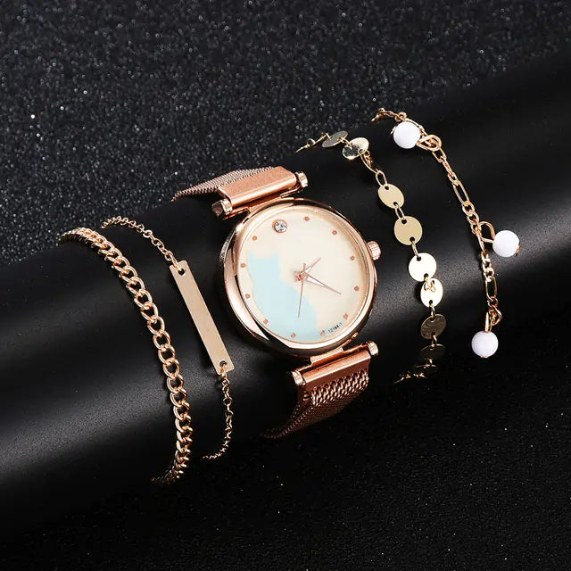 Women's Fashion Watch Set