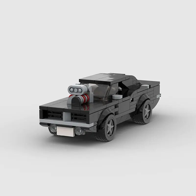 Black Model Car Building Blocks