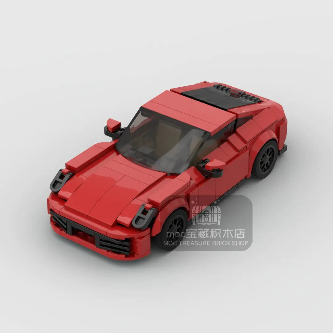 Porsche Carrera Racecar Building Blocks