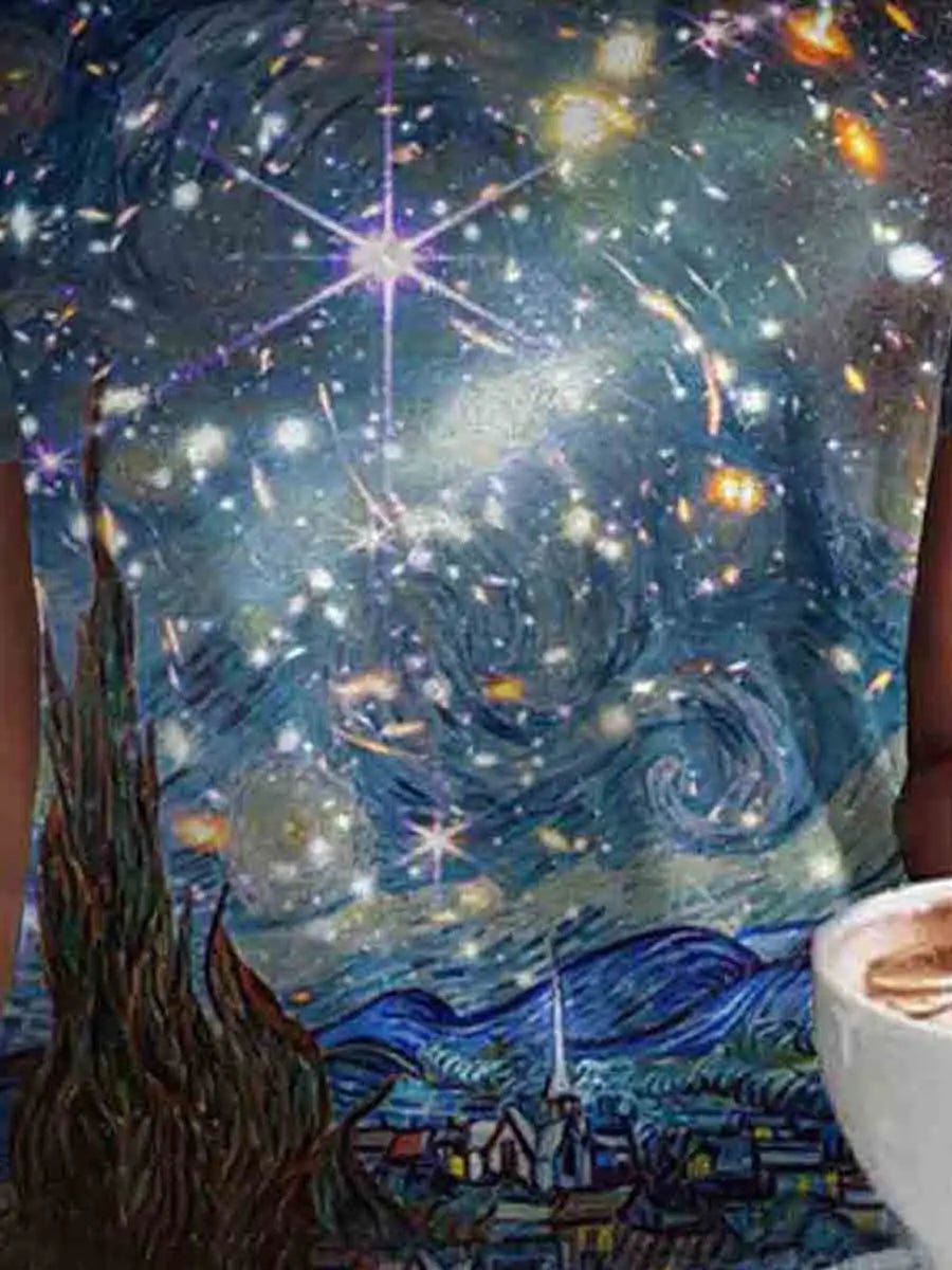 Starry Night Casual Tee