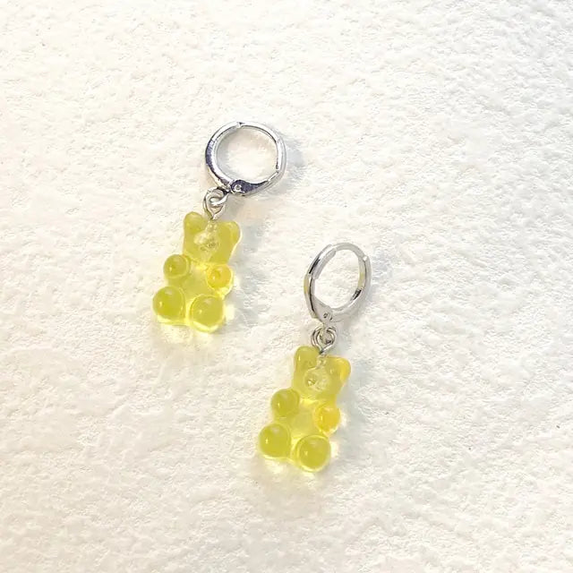 Cute Gummy Bear Dangle Earrings