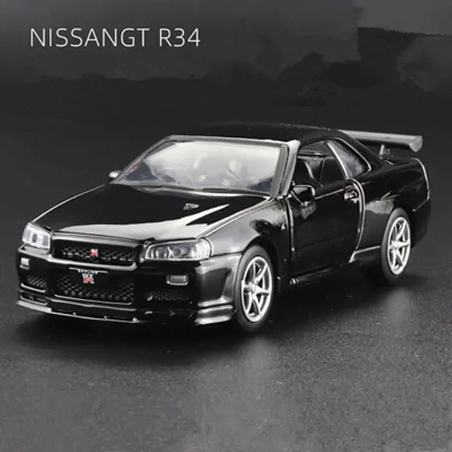 Nissan Skyline Ares GTR R34 Alloy Model Car