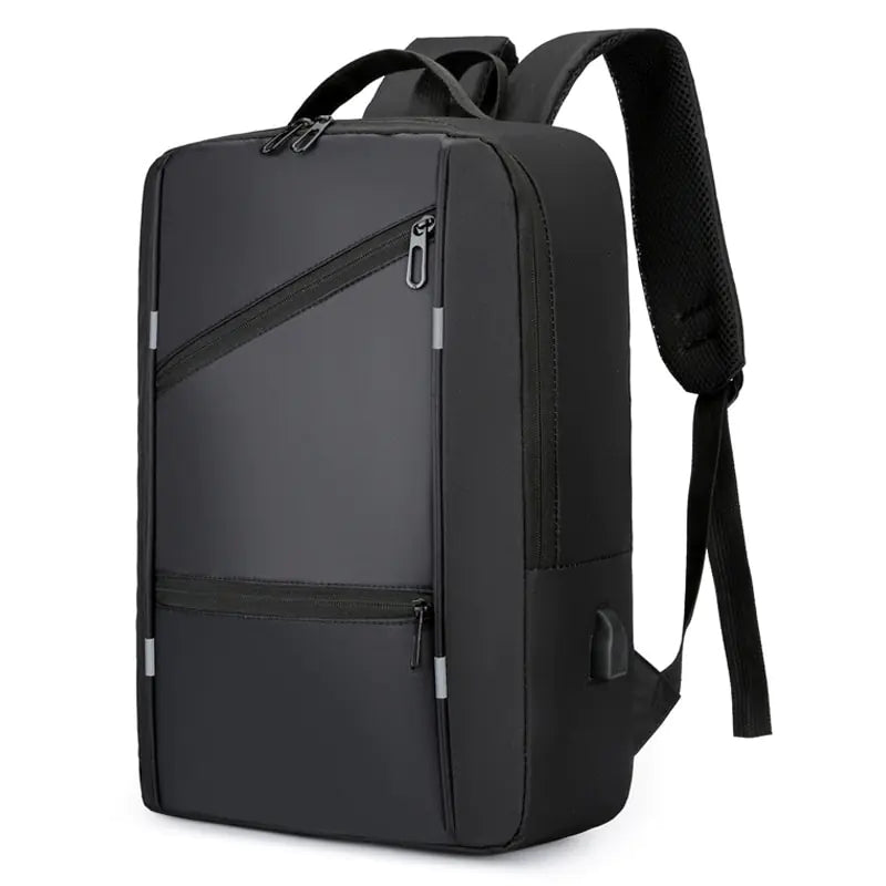 Casual Waterproof Backpack with USB Port