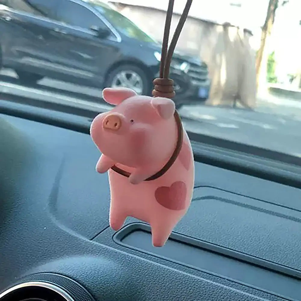 Pig Swing Car Ornament