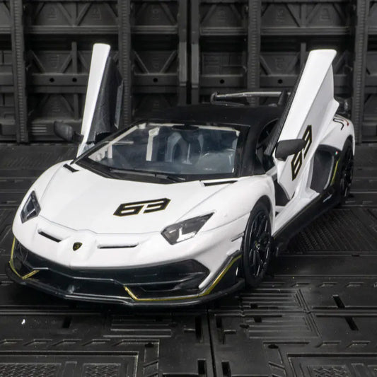 Aventador SVJ 63 Alloy Model Racecar