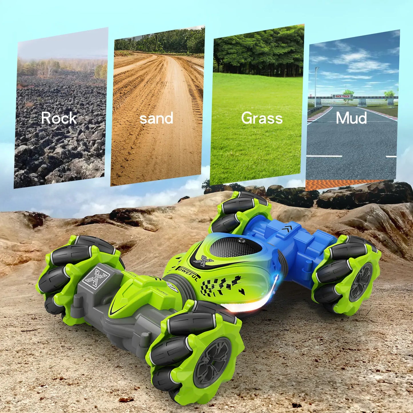 4WD 360 Degree Rotating RC Car