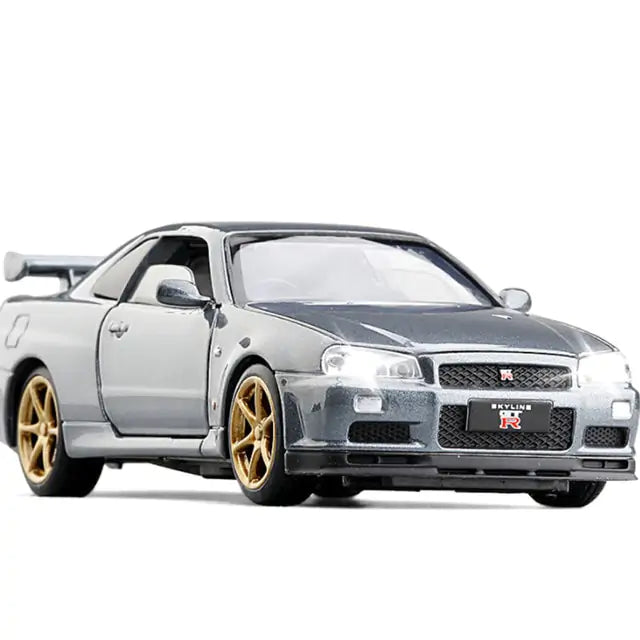 Nissan Skyline Ares GTR R34 Alloy Model Car