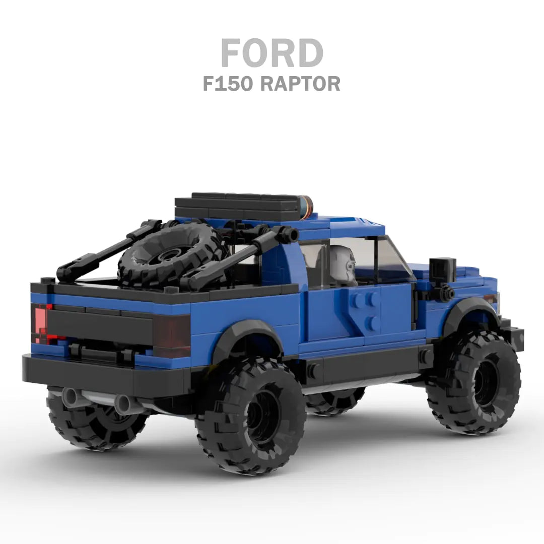 Ford Raptor F-150 Pickup Truck Building Blocks