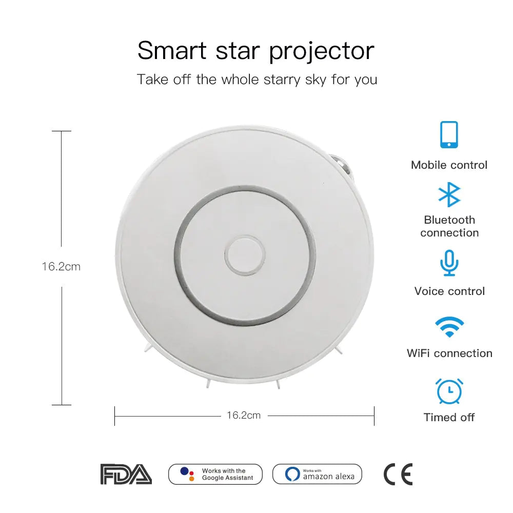 Smart Galaxy Projector: Colorful Starry Sky