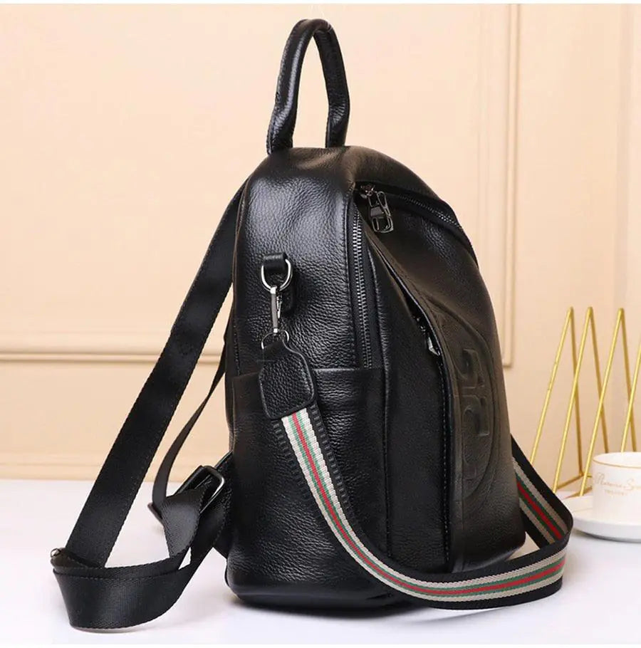 Casual Leather Backpack